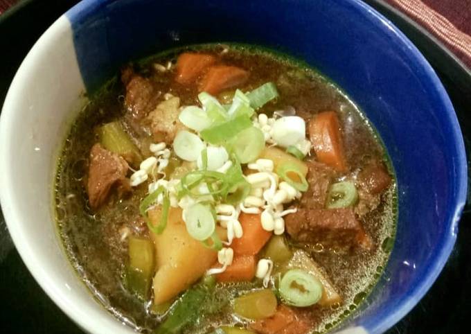 Rawon Bersayur