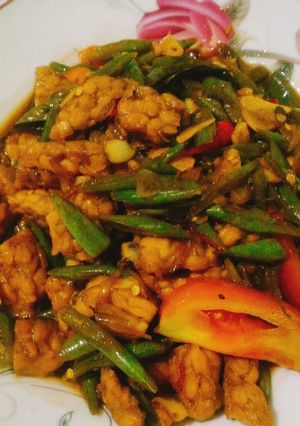 Foto resep 21. Oseng Buncis Tempe