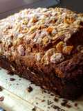 Budín de bananas marmolado