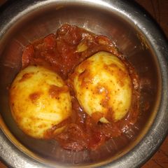 A picture of Kerala egg roast (Nadan Mutta roast).