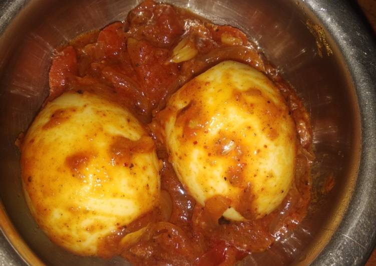 Kerala egg roast (Nadan Mutta roast)