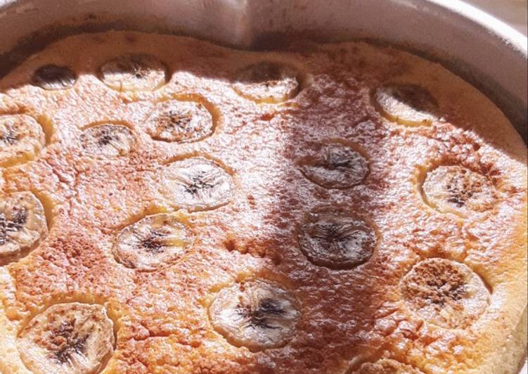 Bolo de Banana de liqüidificador