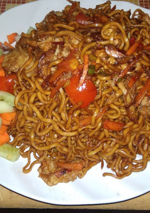 Foto resep Mie goreng tektek simpel dan mudah