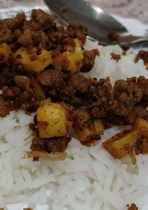 عکسی از دستور واویشکا با گوشت چرخکرده