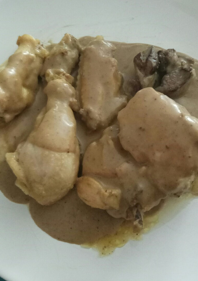 Una foto de Pollo al cava