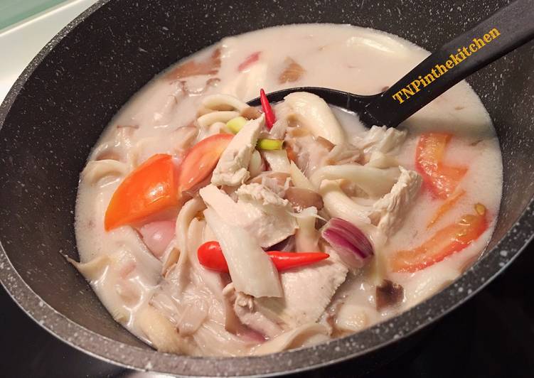 Recipe of Super Quick Homemade Tom Kha Kai Soup