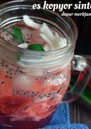 Foto resep Es kelapa sintetis
