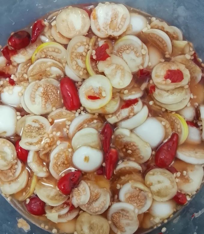 Hình của món Cà pháo muối xổi!.
