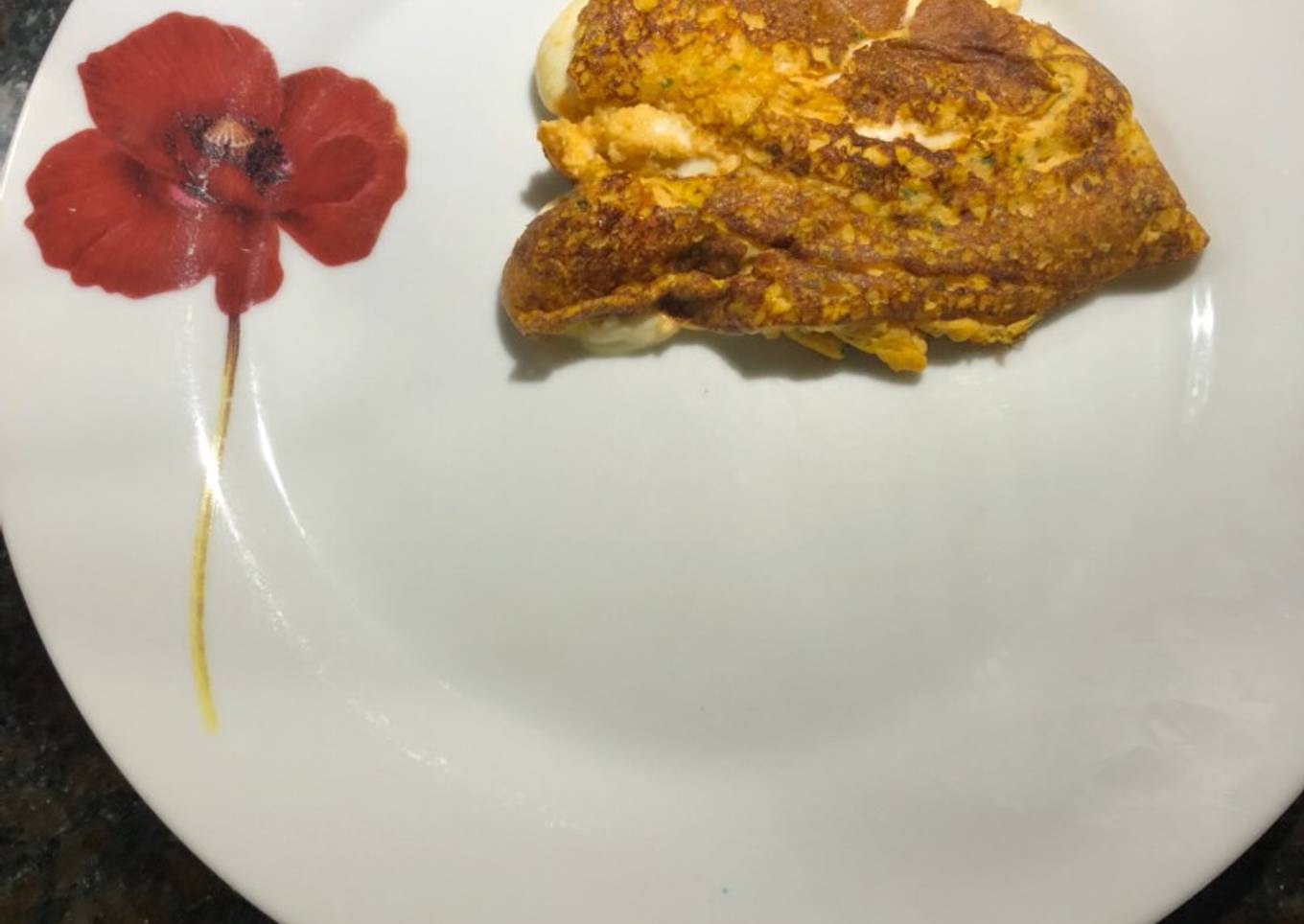 Crep de zanahoria y queso