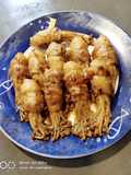 Enoki Mushroom Roll