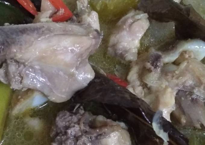 Garang Asem Ayam Seger (tanpa santan)