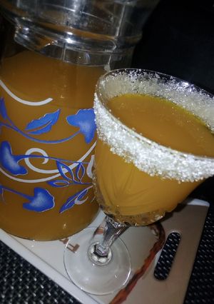 A picture of Pawpaw/carrots drink.