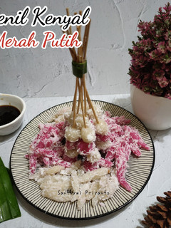 Foto resep 279. Cenil Kenyal Merah Putih
