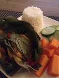 Pepes Ayam Kemangi (Indonesian Chicken Dish with Sweet Basil)