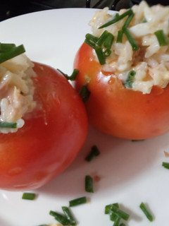 Una foto de Tomates rellenos