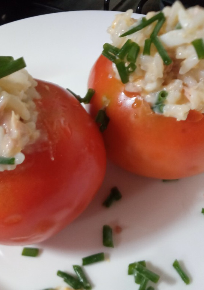 Una foto de Tomates rellenos