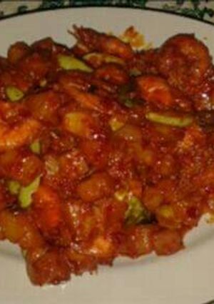 Foto resep Kentang balado udang pete