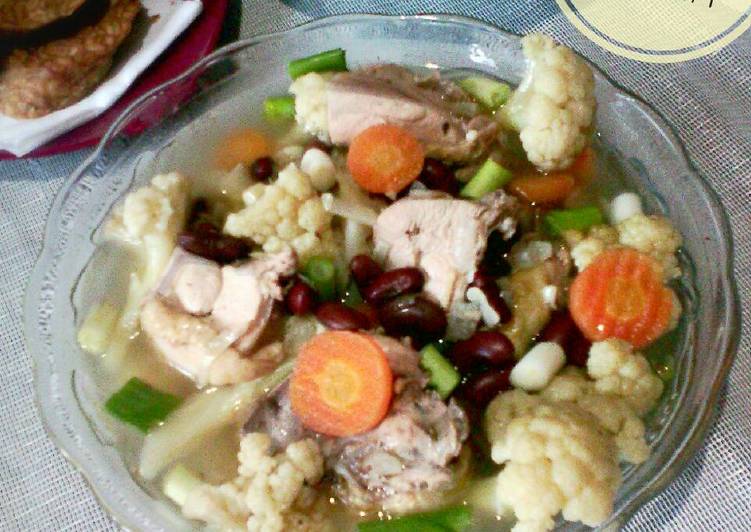 Resep Sop Ayam Kacang Merah Lezat