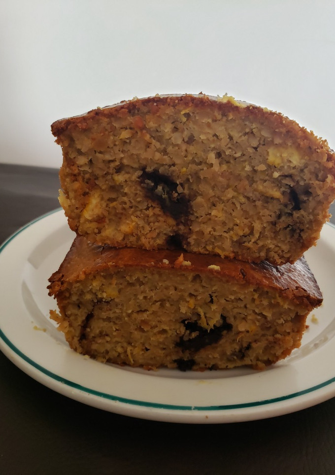 Una foto de Budín de naranja low carb