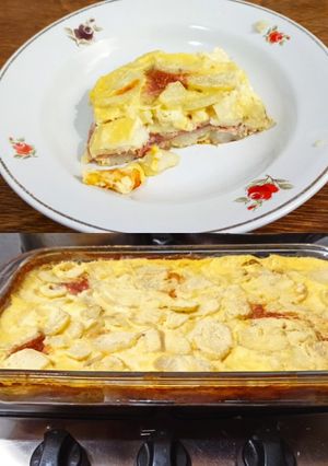 Una foto de Soufflé de papas