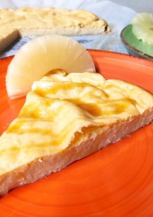 Una foto de Tarta de piña y yogur
