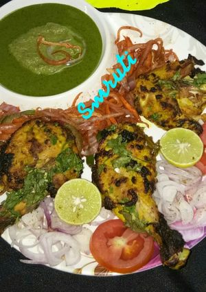A picture of Punjabi Chicken Tangdi Kebabs.