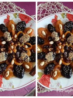 صورة لوصفة طاجين الحلو بدون لحم