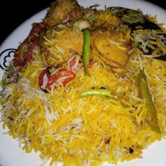 A picture of Tikka biryani.