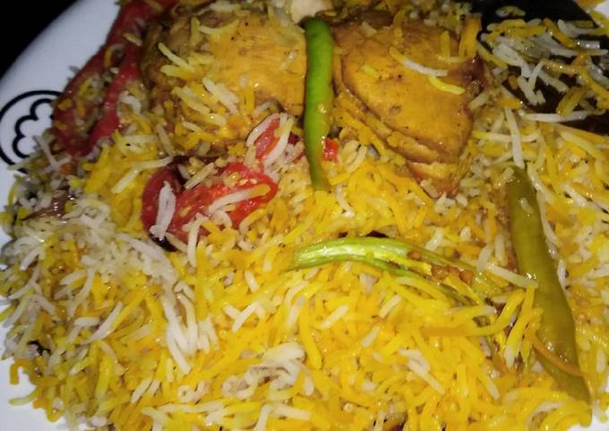 Tikka biryani