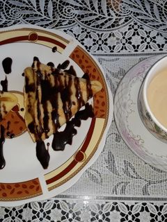 صورة لوصفة كريب بالشوكولاته والموز