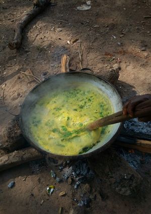 A picture of Ewedu soup.