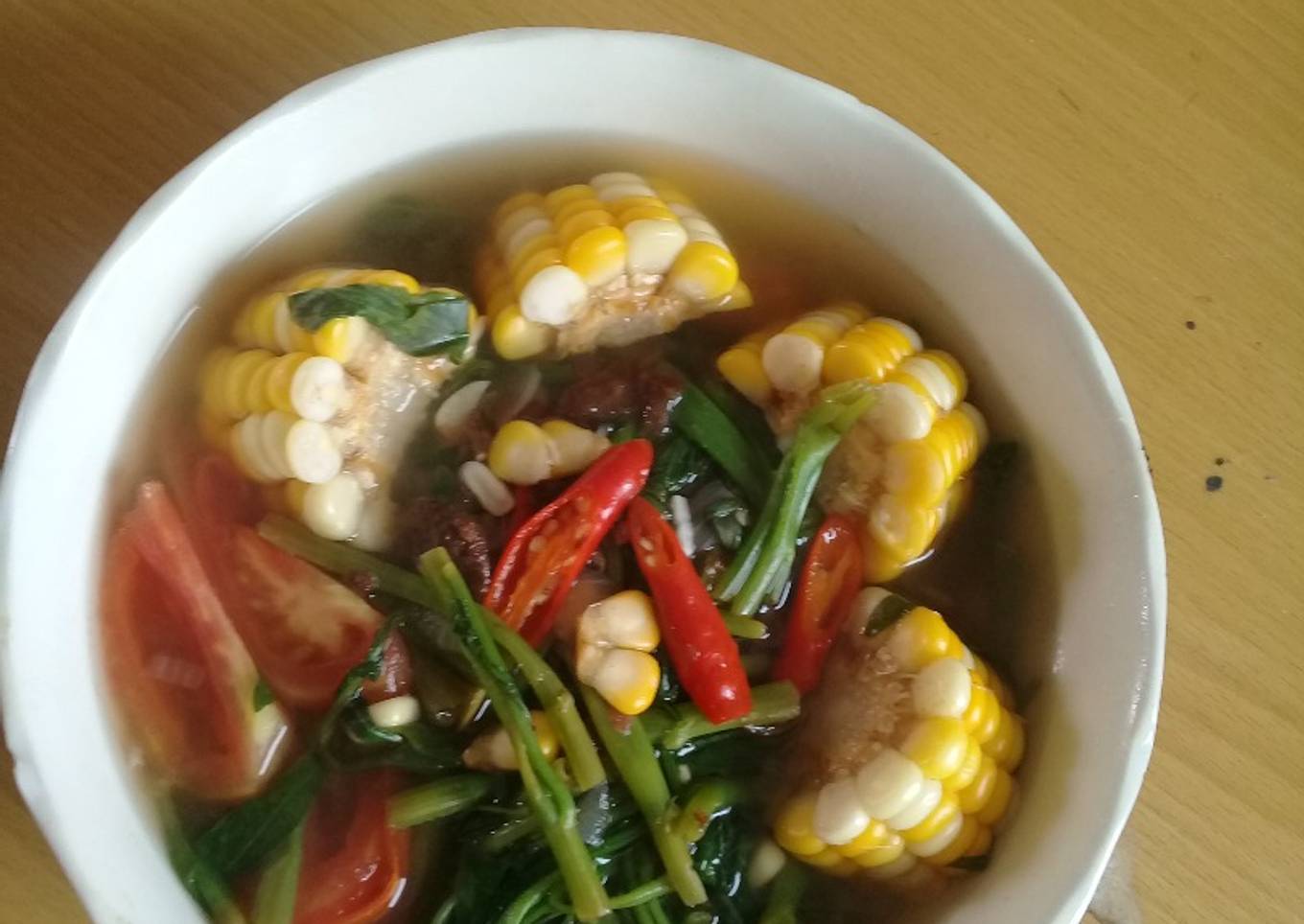 Sayur Asem Kangkung ass tanpa MSG