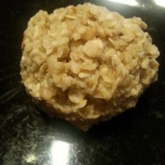 A picture of White Chocolate Marshmallow No Bake Cookies.