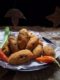 Foto resep Perkedel Tahu Kari Tanpa Telur
