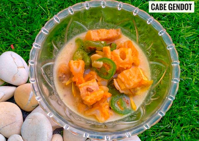 Ternyata ini loh! Resep buat Tulang Asin Kuah Cabe Gendot (Penambah Nafsu Makan) yang nikmat