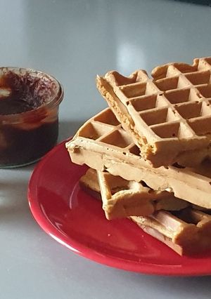 Une photo de Gaufres légères sans lactose