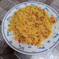 A picture of Sabut masoor ki daal ka pulao.