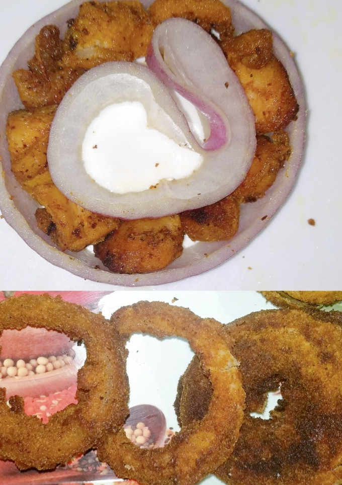 சிக்கன் டிக்கா அடைத்த வெங்காய மோதிரம் செய்முறை முக்கிய புகைப்படம்