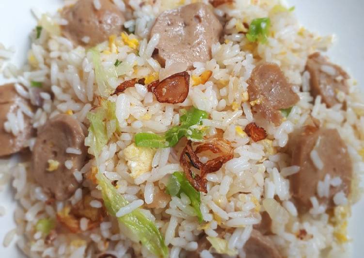 Nasi Goreng Putih Gurih