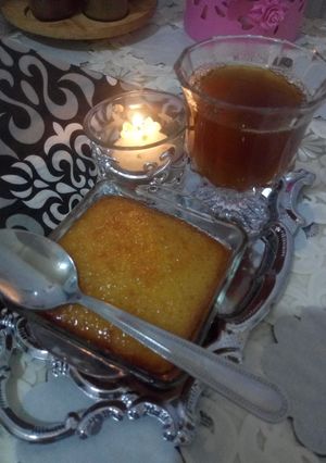 صورة لوصفة بسبوسة في قوالب فردية