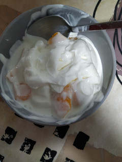 Una foto de Helado yogur con heladera