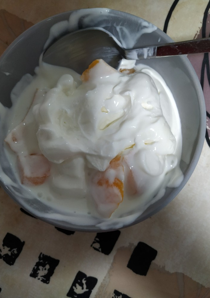 Una foto de Helado yogur con heladera