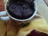 Mug cake de chocolate y avellanas 1:30 segundos en microondas