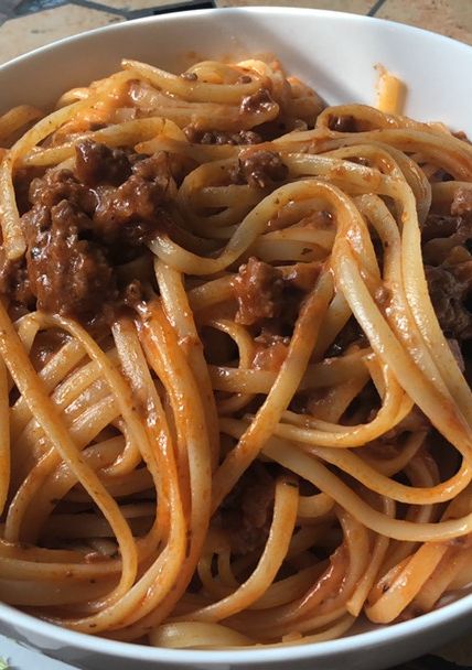 Una foto de Bolognesa de fin de semana