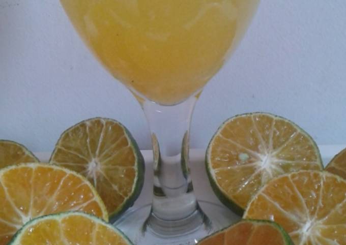 Cara Buat Sari Pati Jeruk Peras Yang Mudah