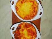 A picture of cheese soufflé