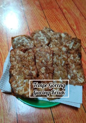 Foto resep Tempe Goreng Kriuk Garing ala Warung Makan