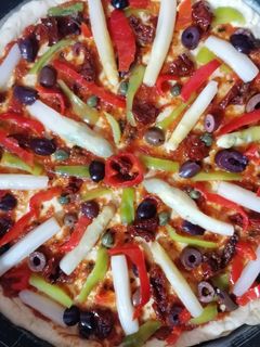 Φωτογραφία της συνταγής Pizza με σπαράγγια (νηστίσιμη)