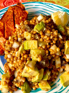 Una foto de Ensalada de Lentejas y Boniato