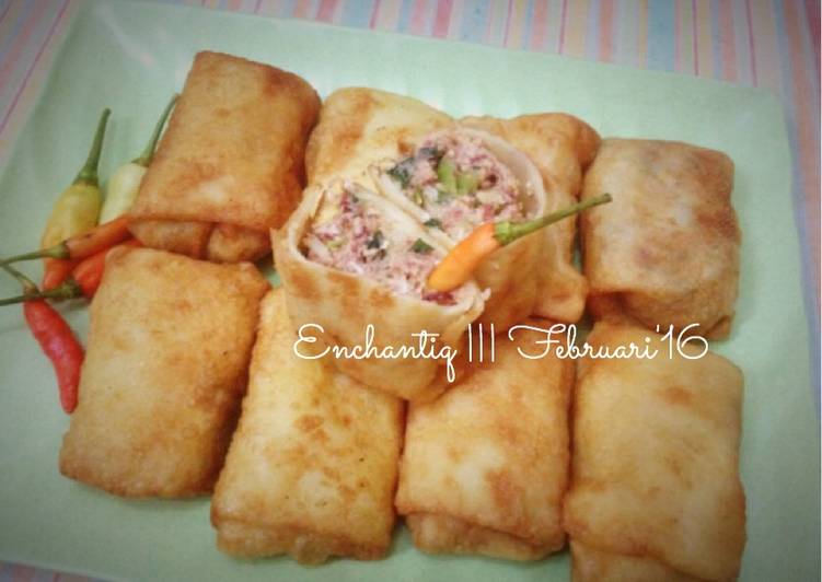 Martabak Telur isi Kornet (Simple)